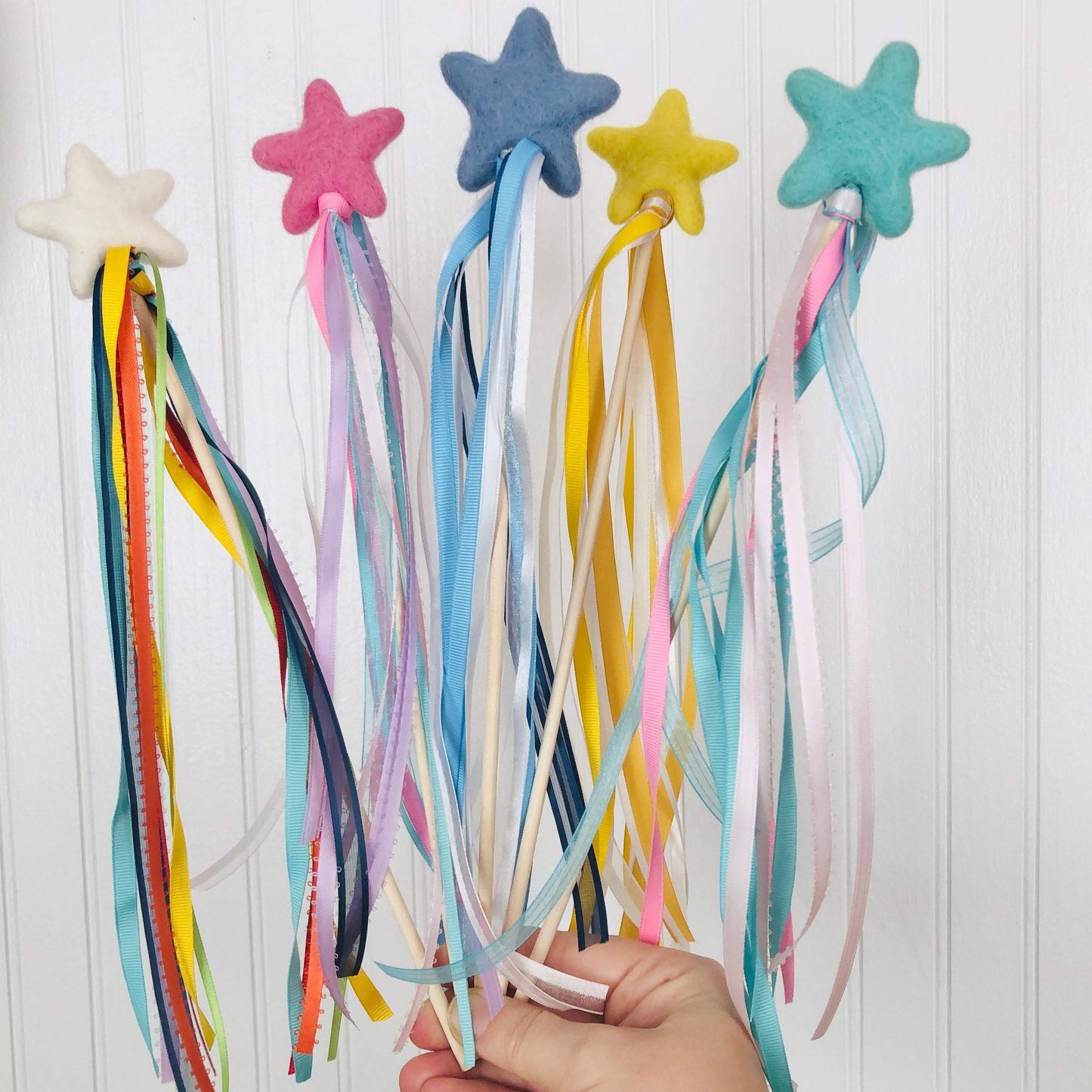 Felted Star Wands - Redheadnblue