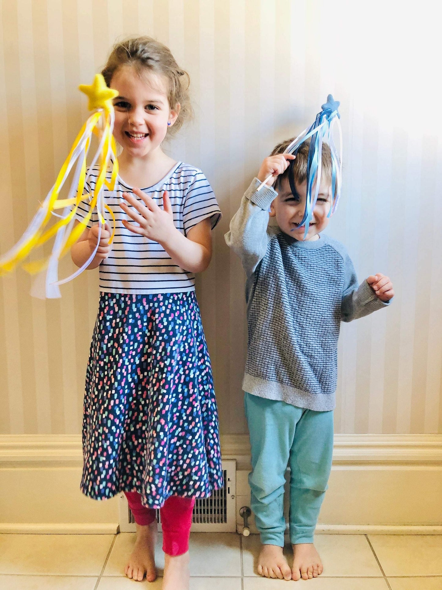 Felted Star Wands - Redheadnblue