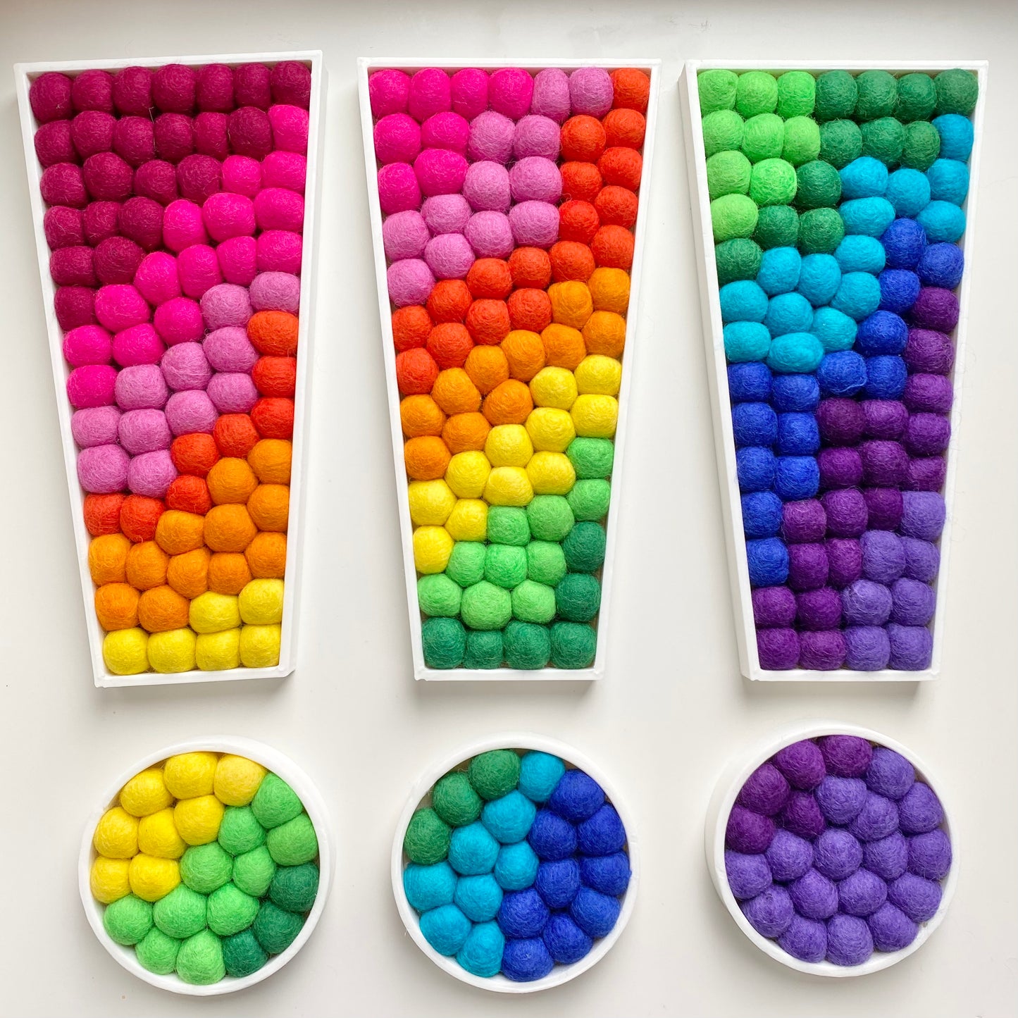 Felt Ball Exclamation Point Wall Hanging