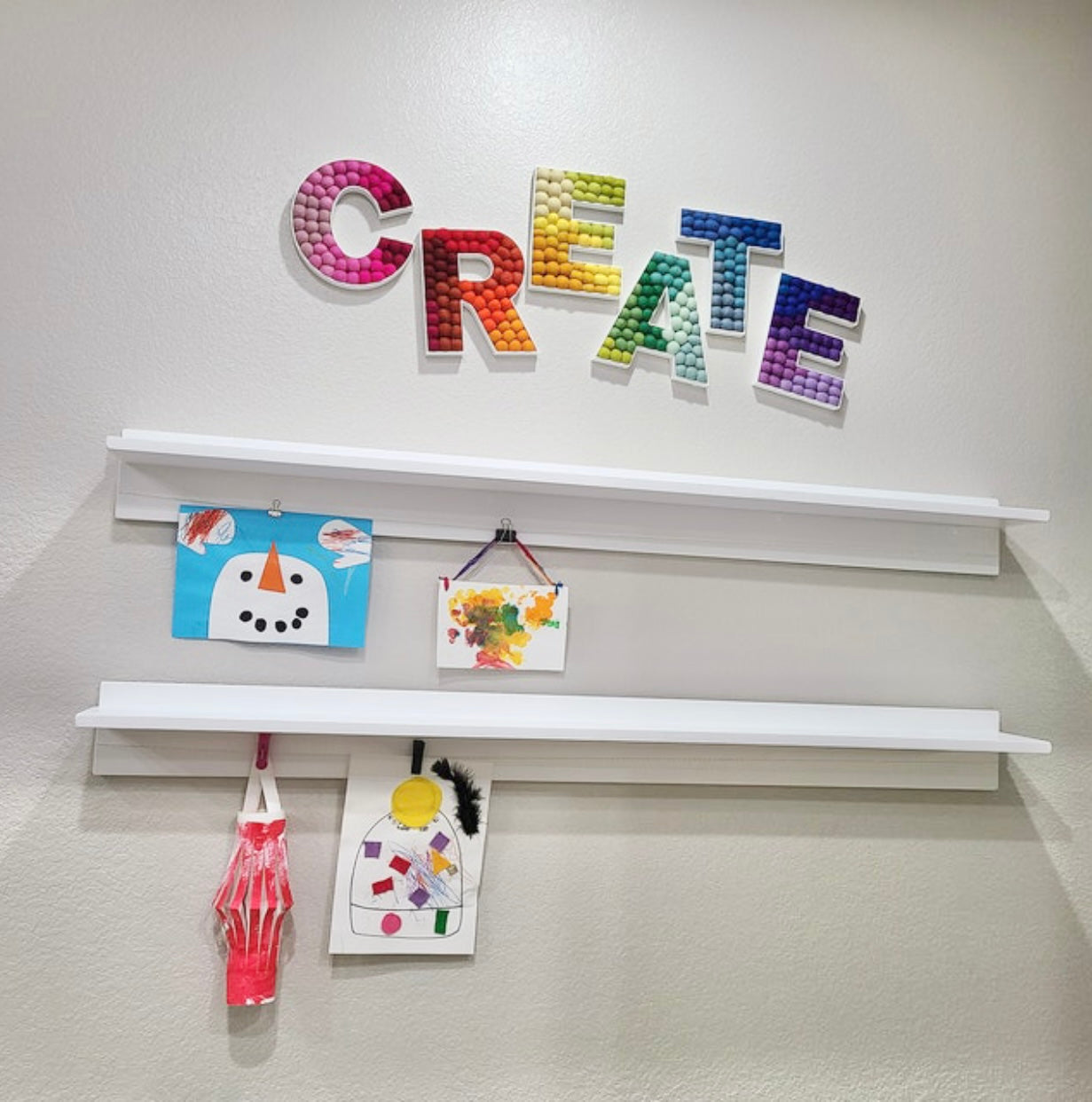 CREATE Felt Ball Letters