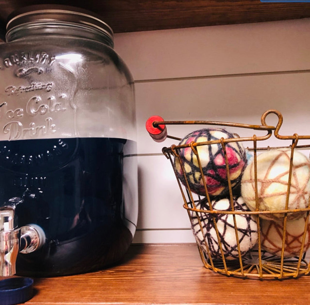 Tie Dye Stripe Dryer Balls