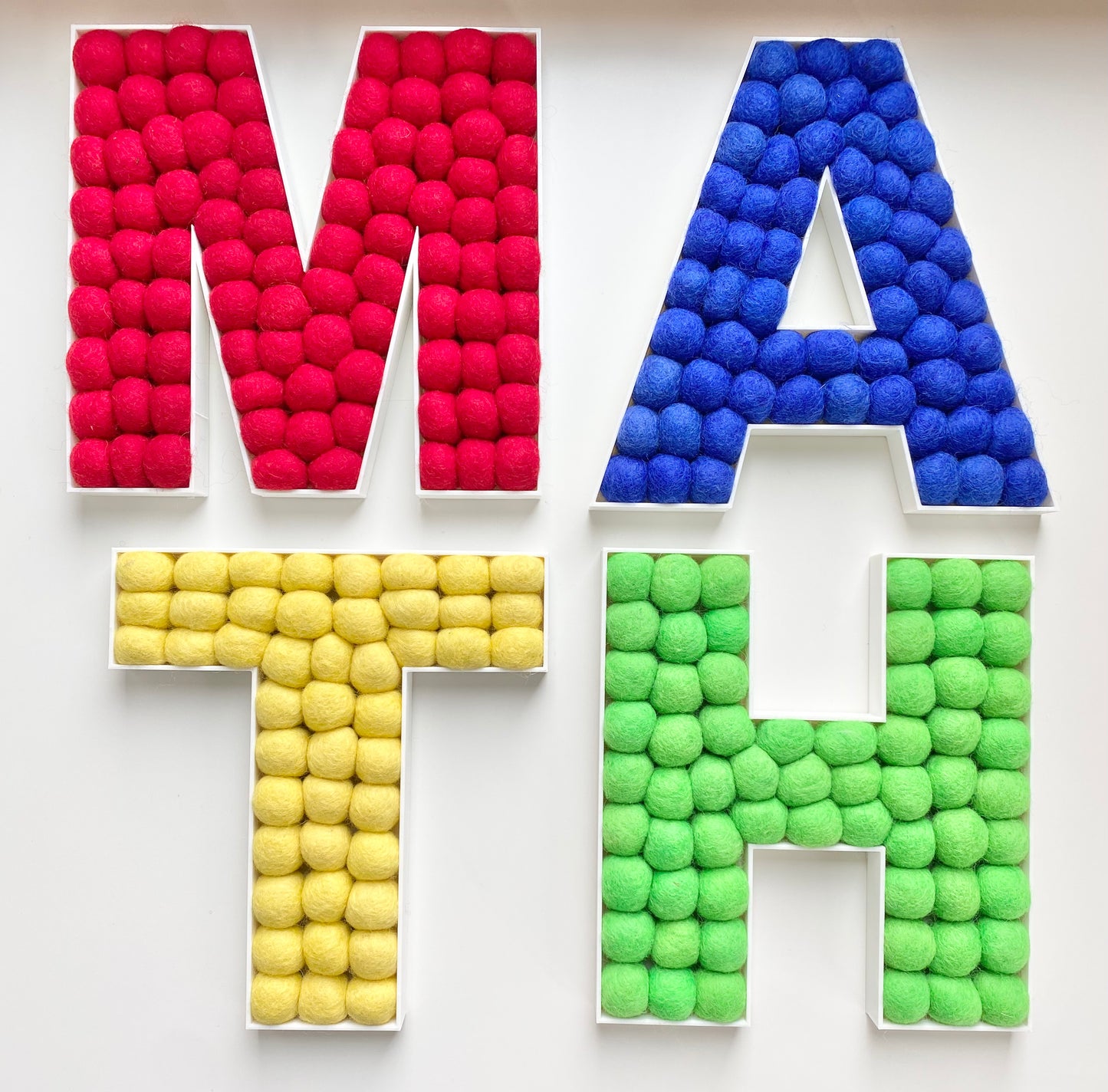 Math Symbol Wall Hangings