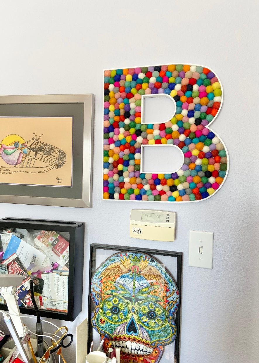 Felt Ball Letter B