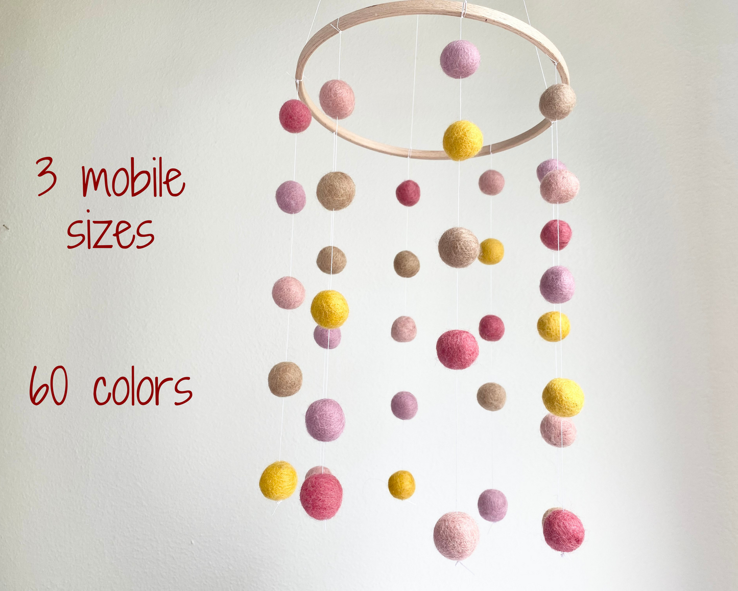 Pinks Gold & Neutral Ceiling Mobile