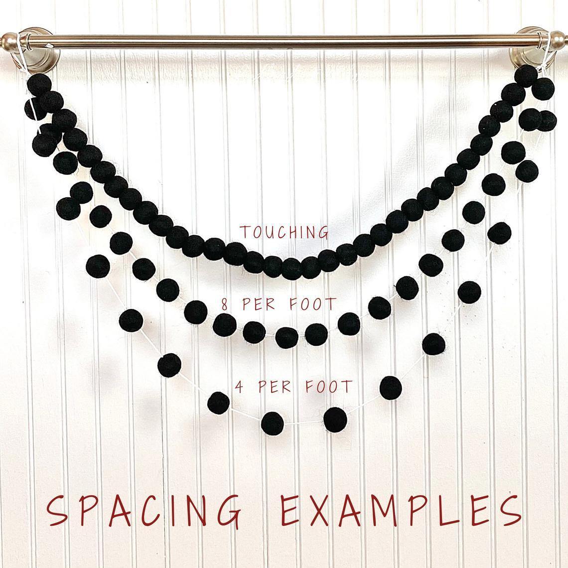 Custom Felt Ball Garland - Redheadnblue