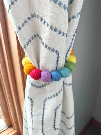 Rainbow Curtain Ties