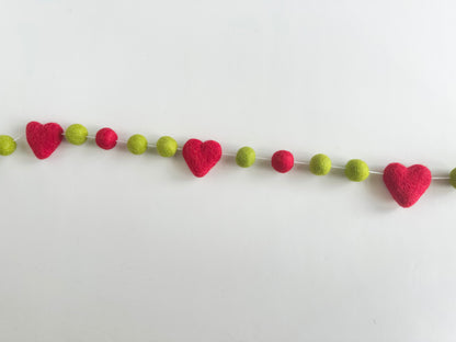 Grinch Heart Garland