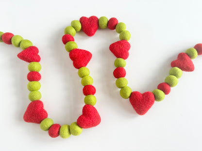 Grinch Heart Garland
