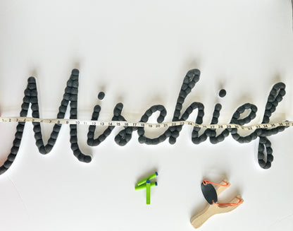 Cursive MISCHIEF