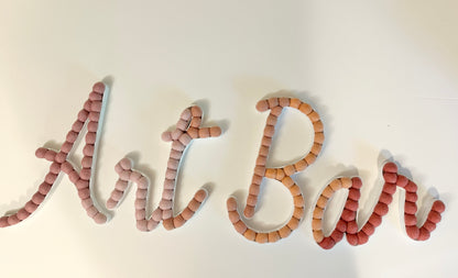 Cursive BAR (Coffee Bar or Alcohol Bar!)