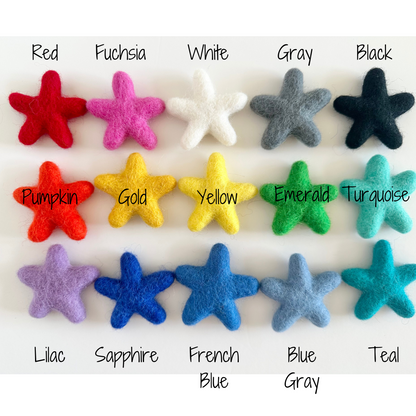 Felted Star Bouquet