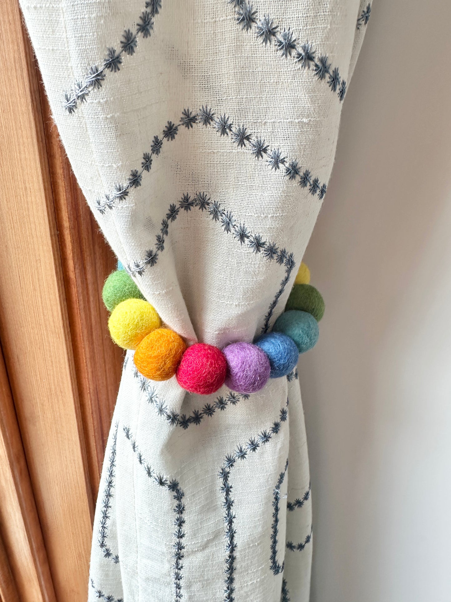 Rainbow Curtain Ties