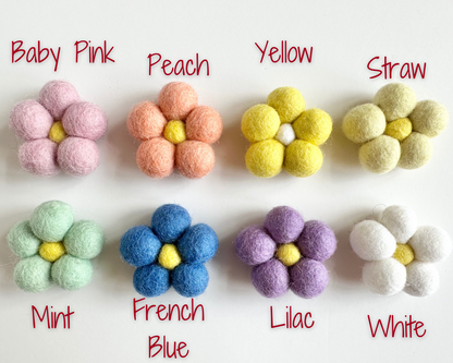 Felt Ball Daisies