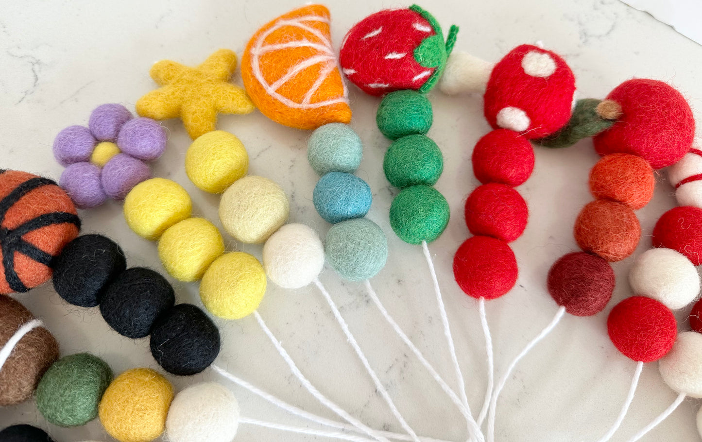 Custom Felted Item Keychain