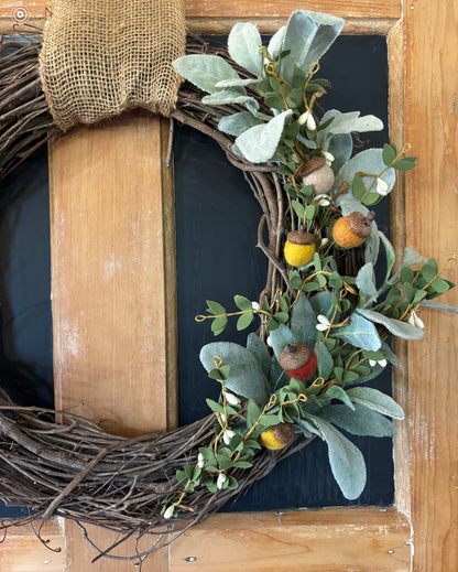 Custom Wool Acorns