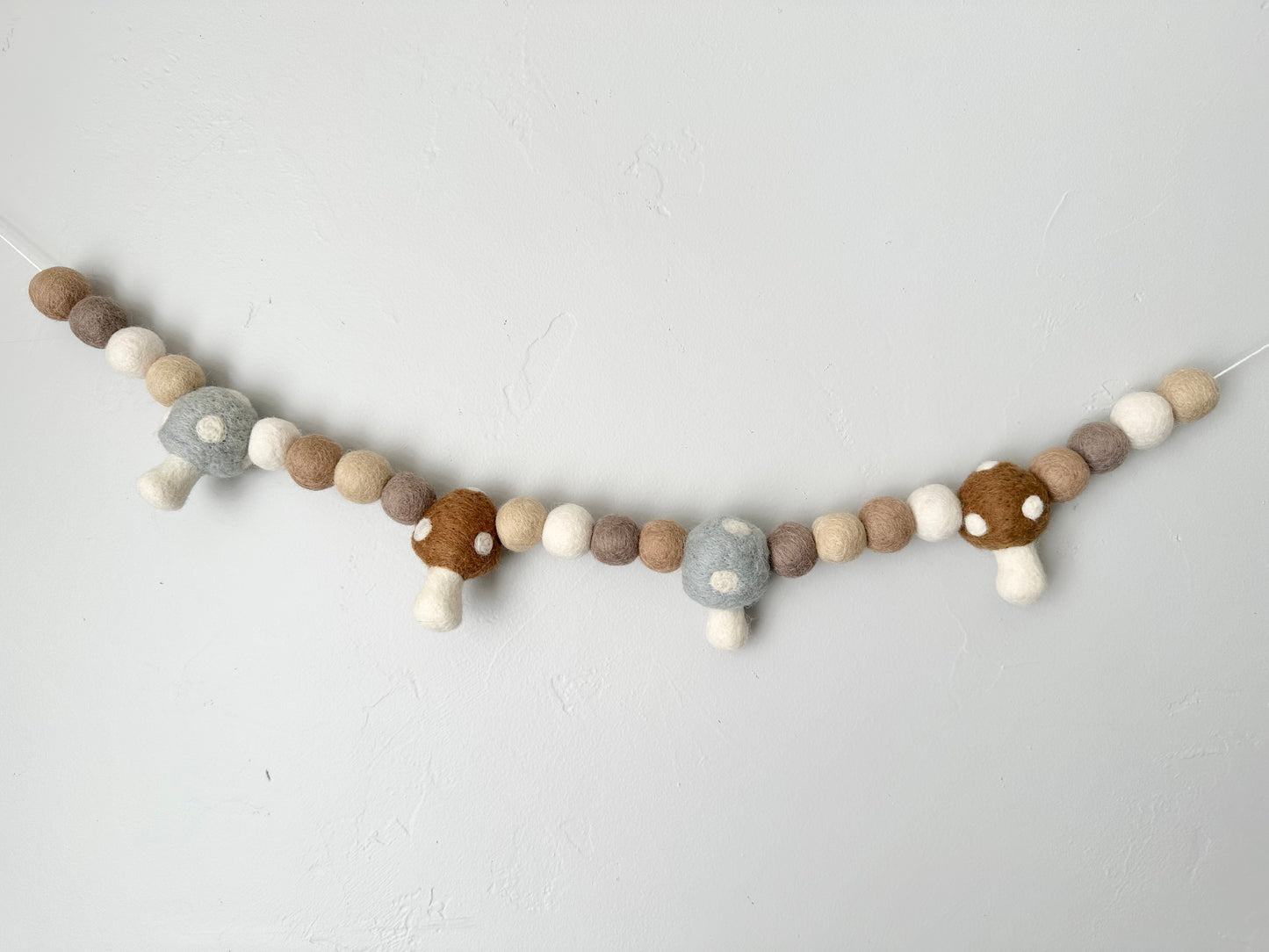 Neutrals Mushroom Garland