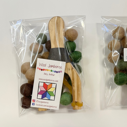 Slingshot & Solid Ammo Set