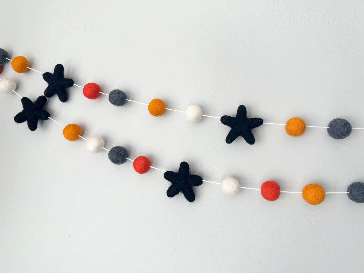 Halloween Black Star Garland