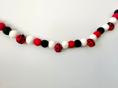 Red Lady Bug Garland