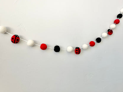 Red Lady Bug Garland