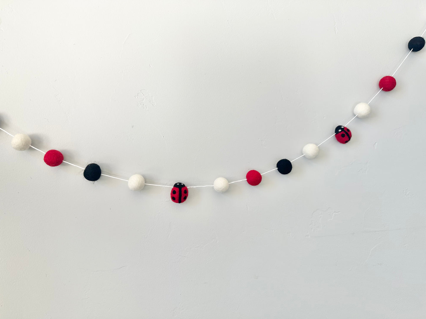 Red Lady Bug Garland