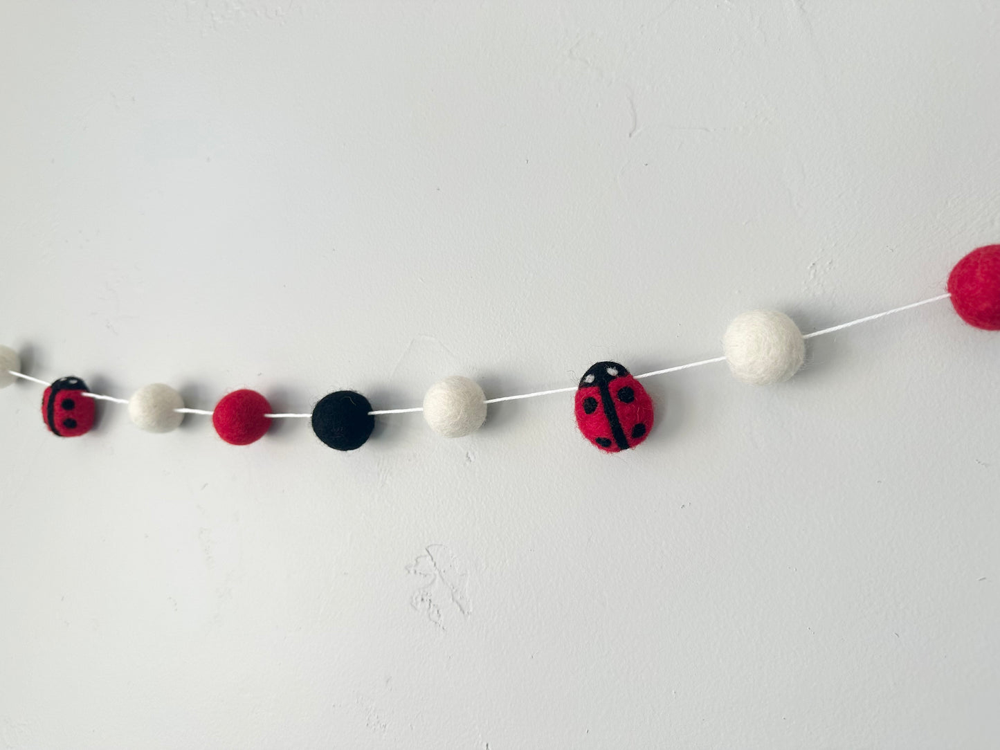 Red Lady Bug Garland