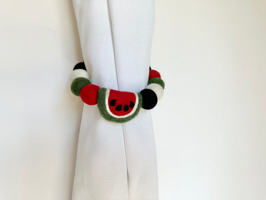 Red Watermelon Curtain Tie Backs