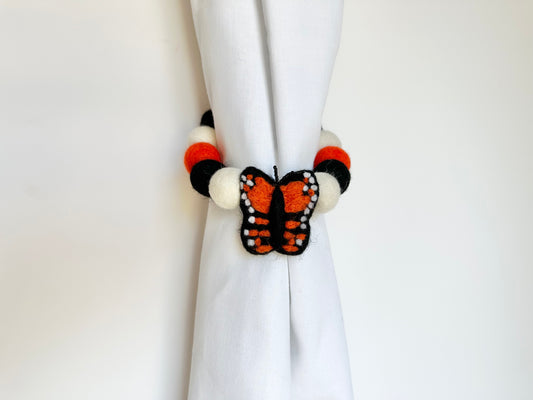 Monarch Butterfly Curtain Ties