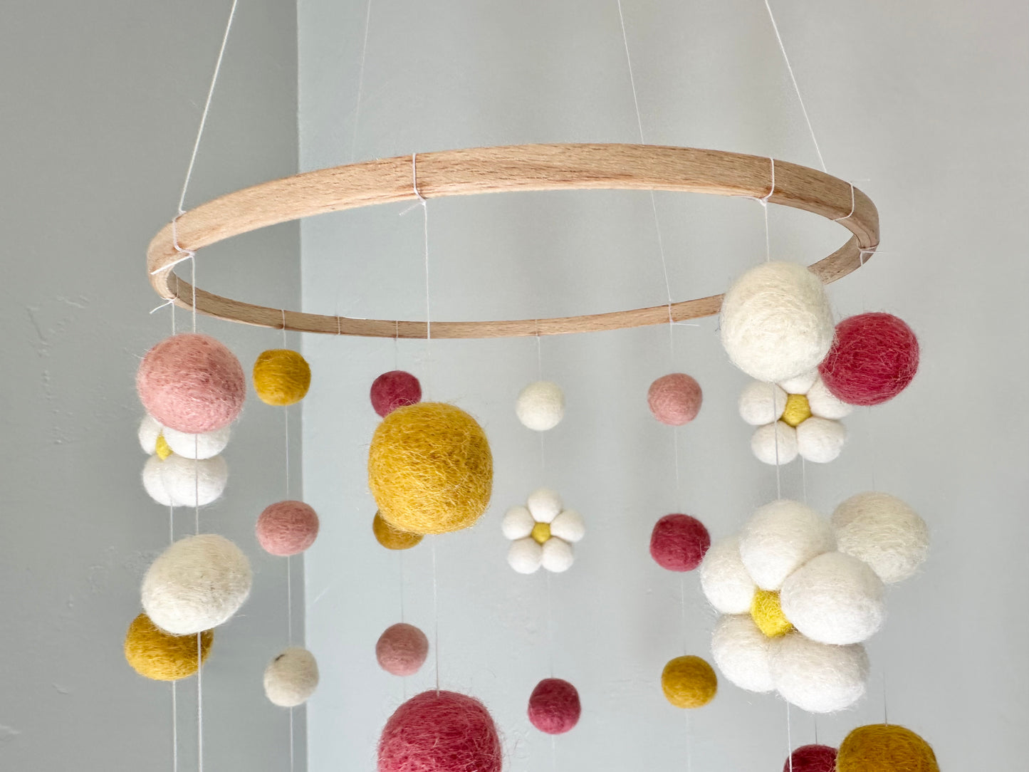 Daisy Flower Ceiling Mobile