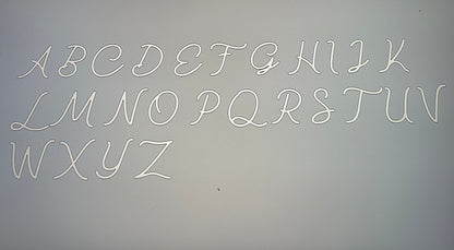 Cursive Capital Letter