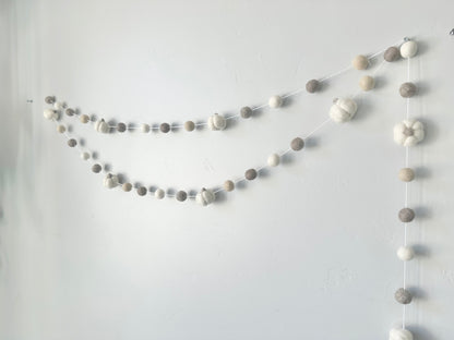 White Pumpkin Garland