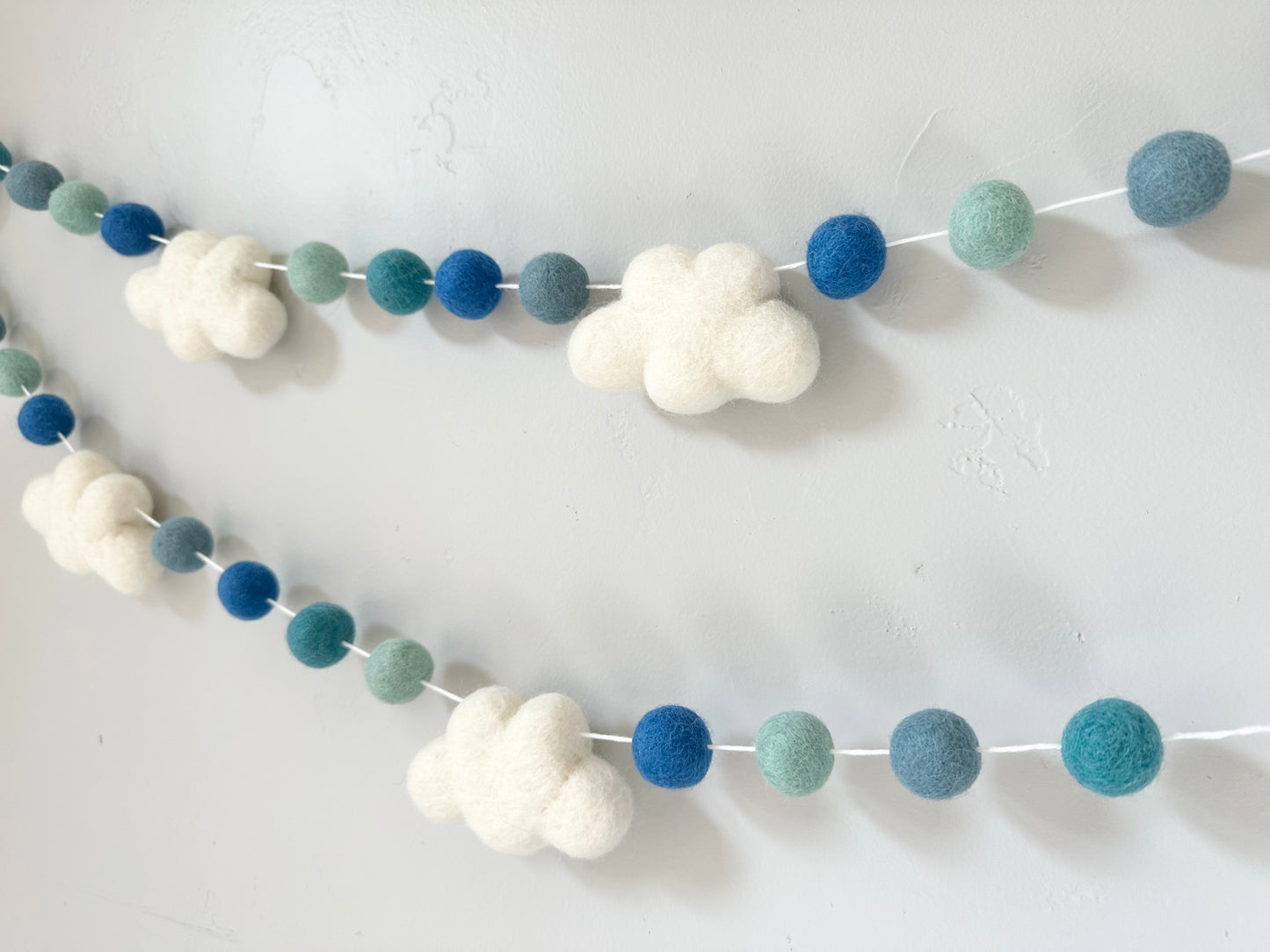 Blue Sky Cloud Garland