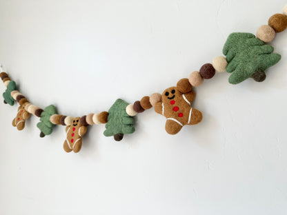 Gingerbread & Tree Garland