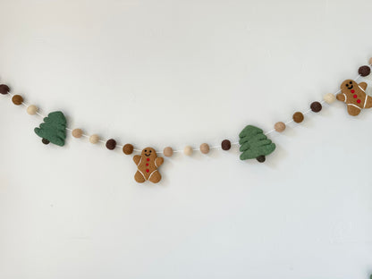 Gingerbread & Tree Garland