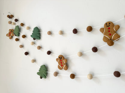 Gingerbread & Tree Garland
