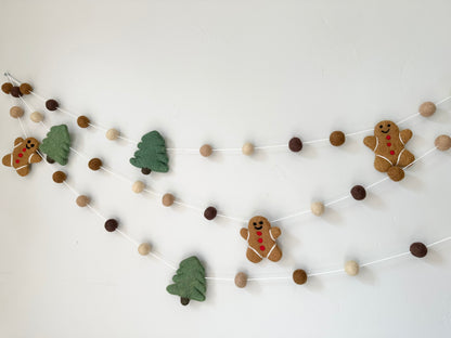 Gingerbread & Tree Garland