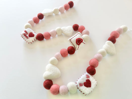 Love Letter & Heart Garland