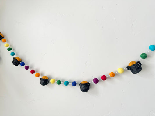 Gold at the end of the Rainbow Garland