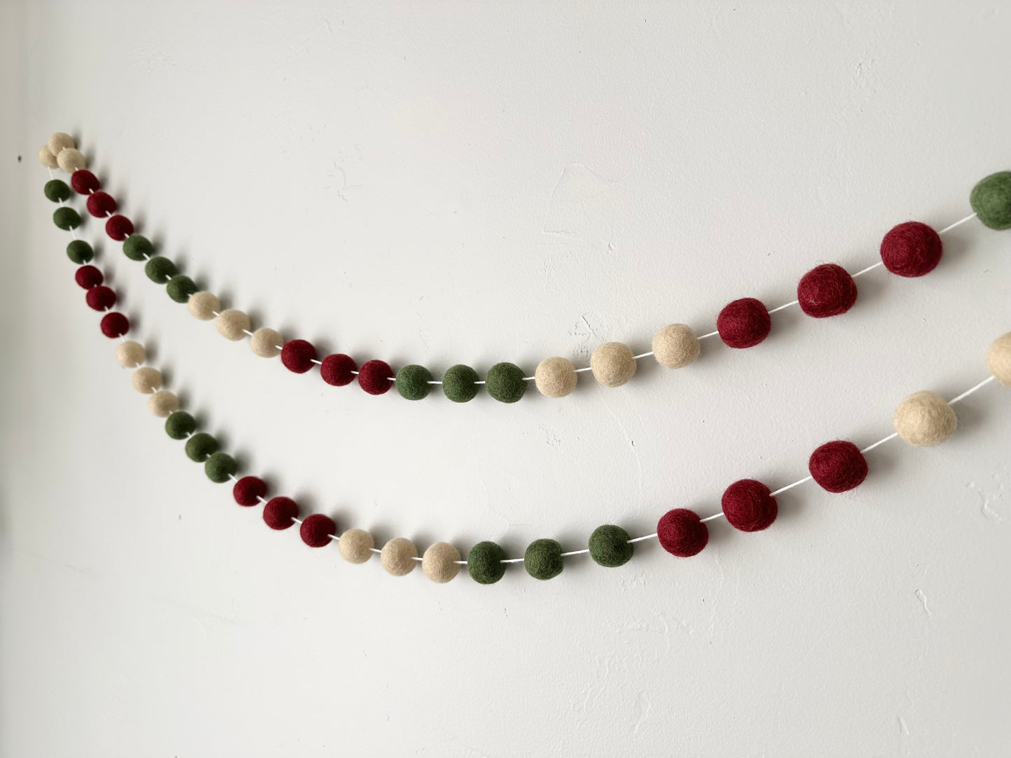 Classy Christmas Color Blocking Garland