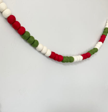 Bright Christmas Color Blocking Garland