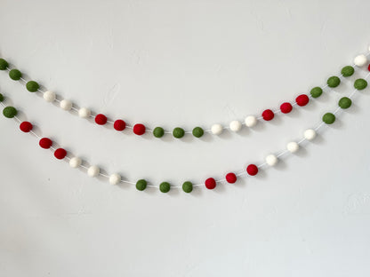 Bright Christmas Color Blocking Garland