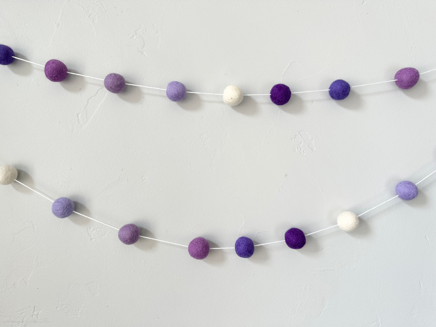 Gradient of Purples Garland