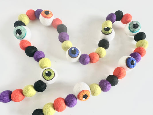 Bright Eyeball Garland