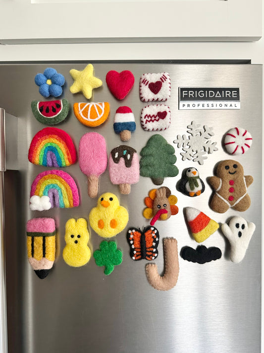 Felted Magnets