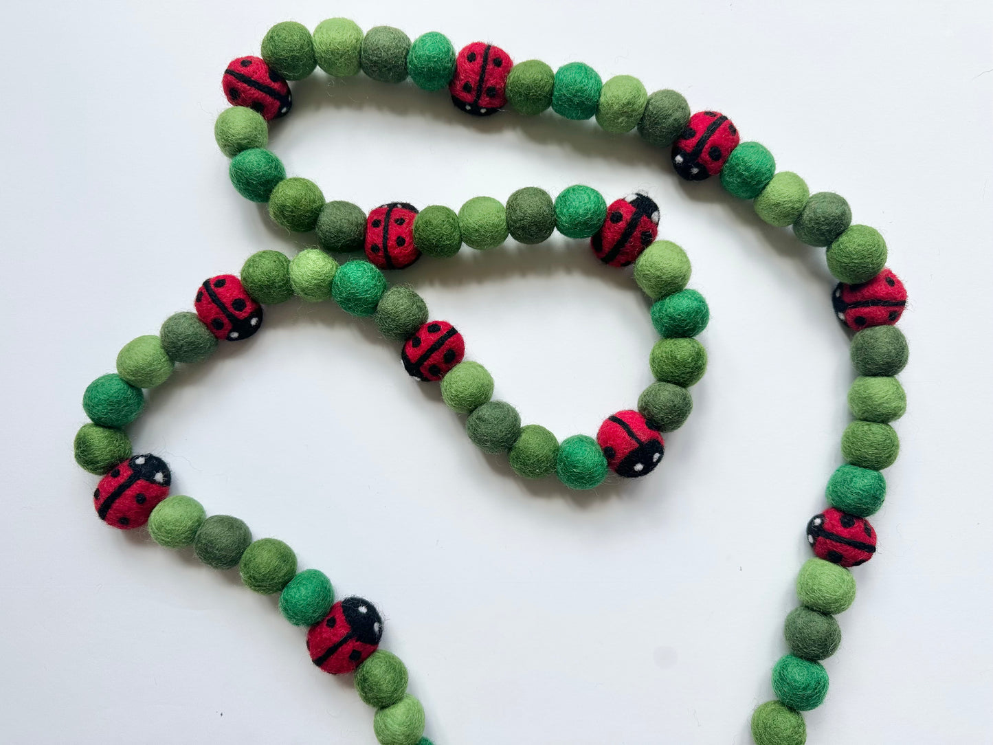 Lady Bug in the Garden Garland