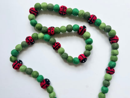Lady Bug in the Garden Garland