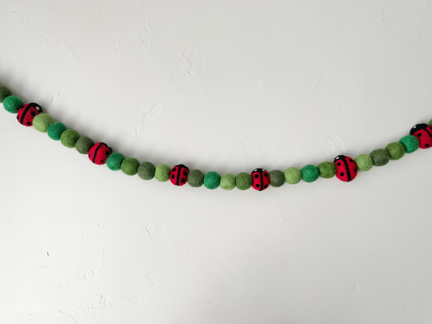Lady Bug in the Garden Garland