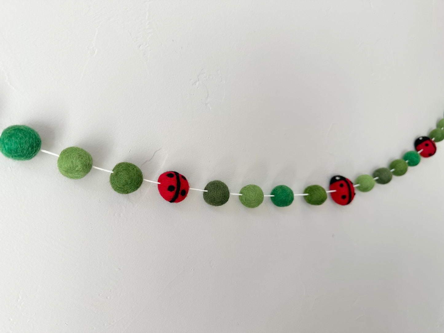 Lady Bug in the Garden Garland