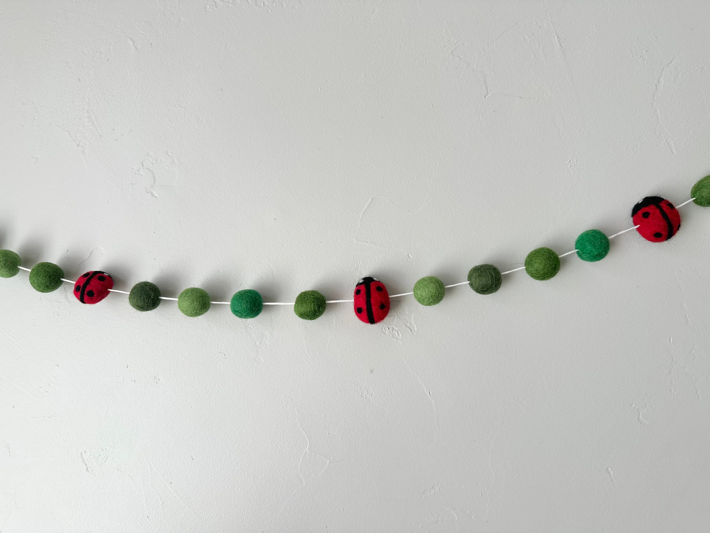 Lady Bug in the Garden Garland