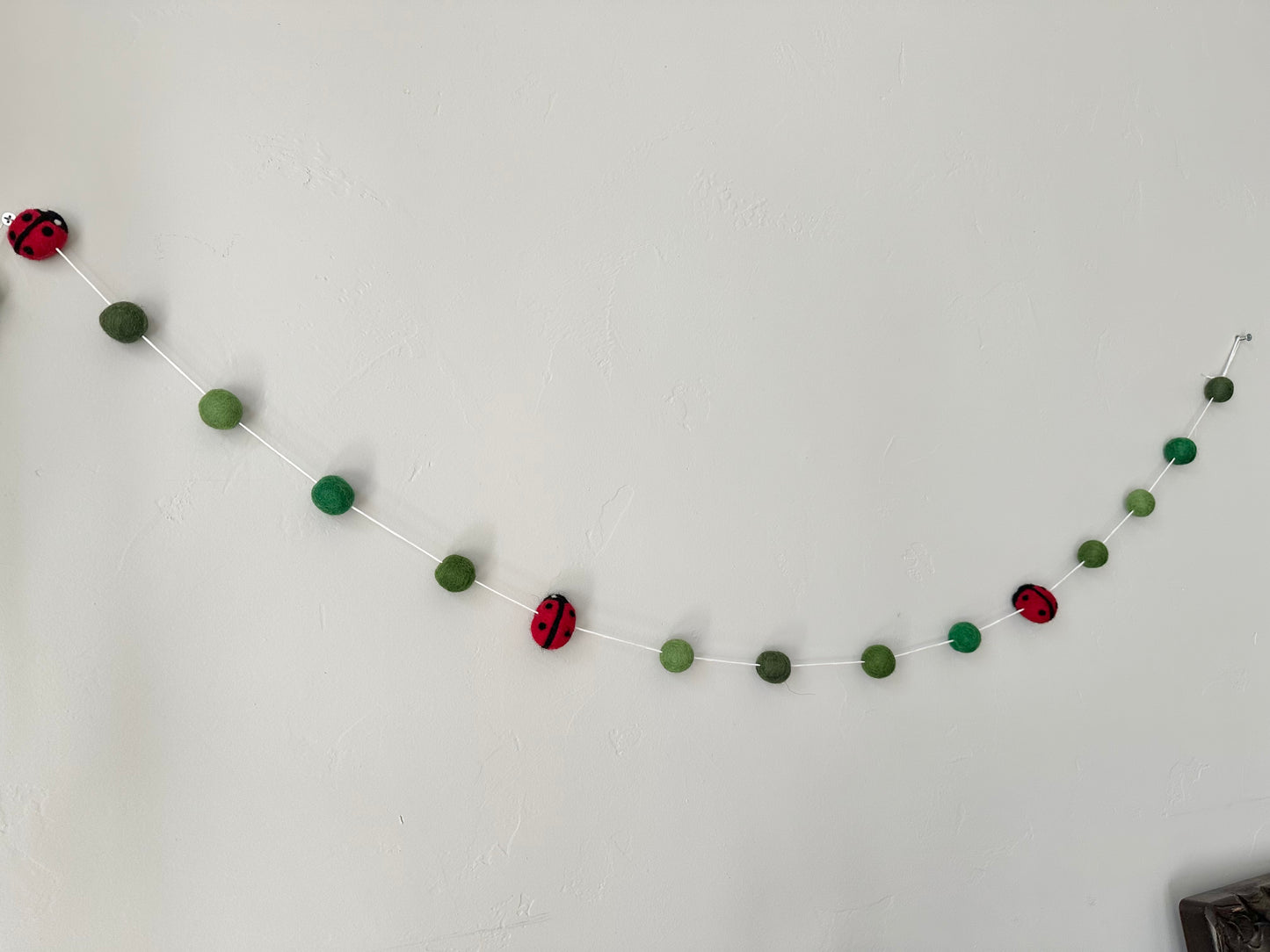 Lady Bug in the Garden Garland